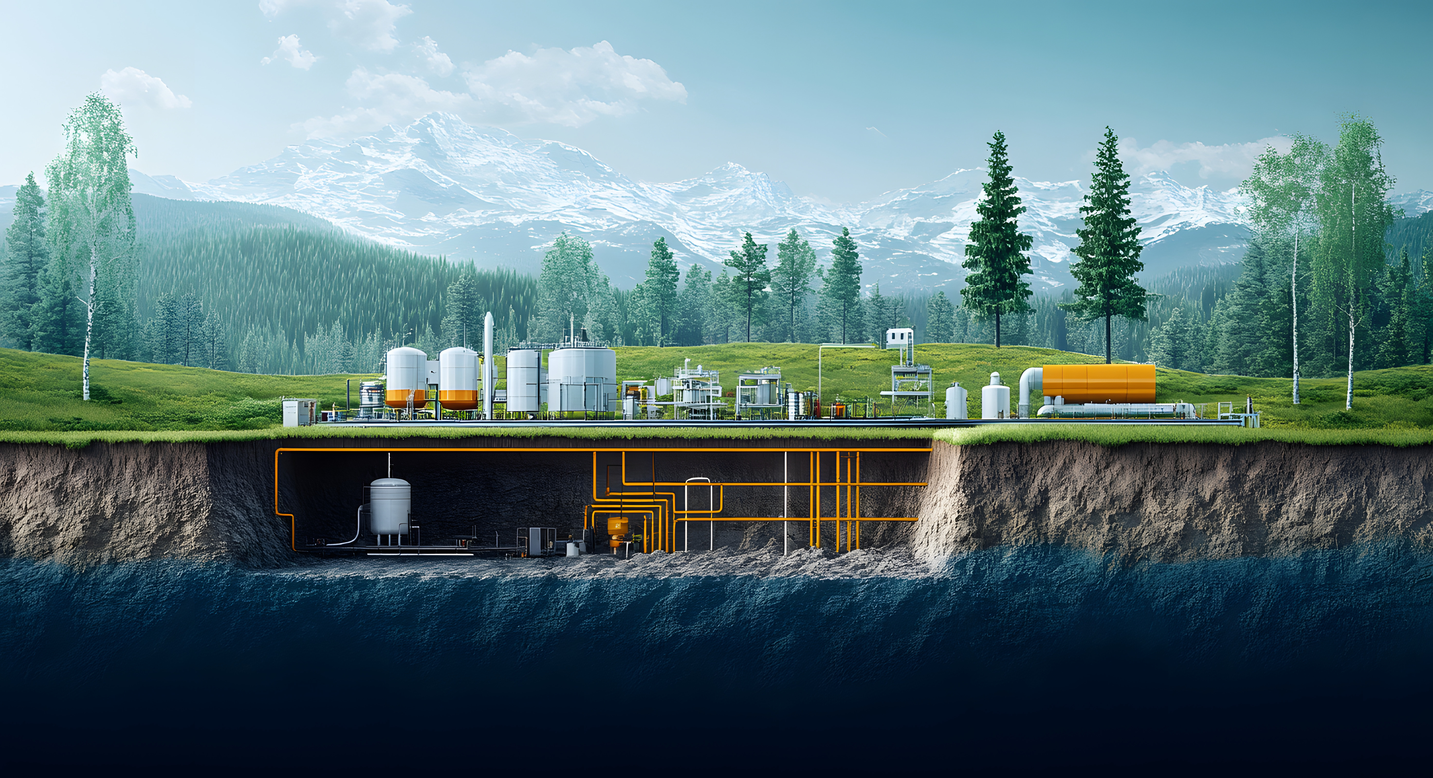 Microbiological impact studies relating to the feasibility assessment of hydrogen and carbon dioxide subsurface storage image