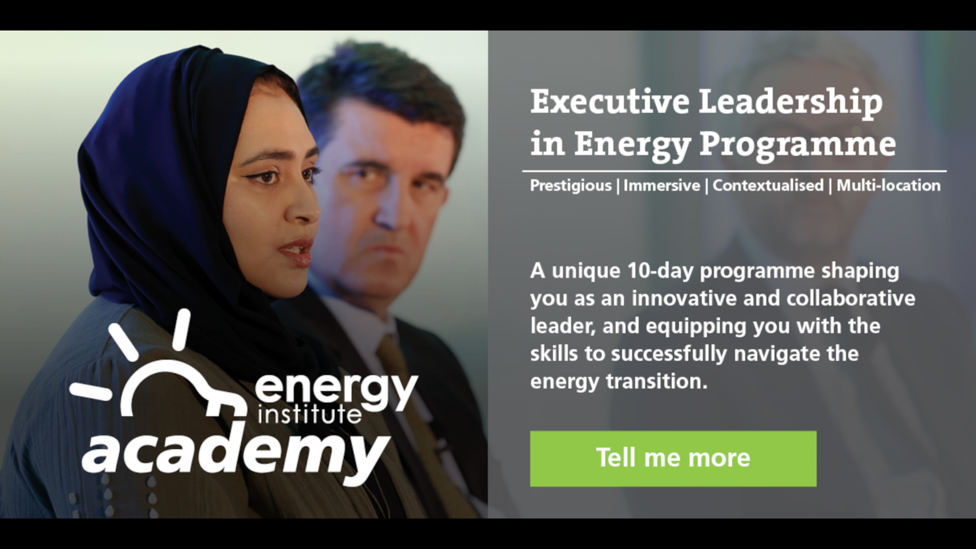 Executive Leadership In Energy Programme | Energy Institute