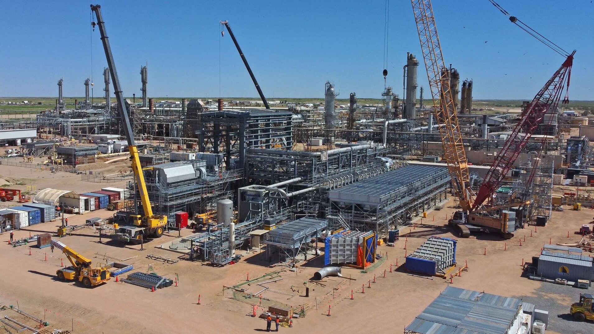 The Moomba CCS project under construction